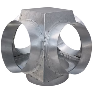 KRATKI ACESSÓRIO DISTRIBUIDOR DE AR QUENTE EM CONE 4 SAÍDAS Ø150/4x125