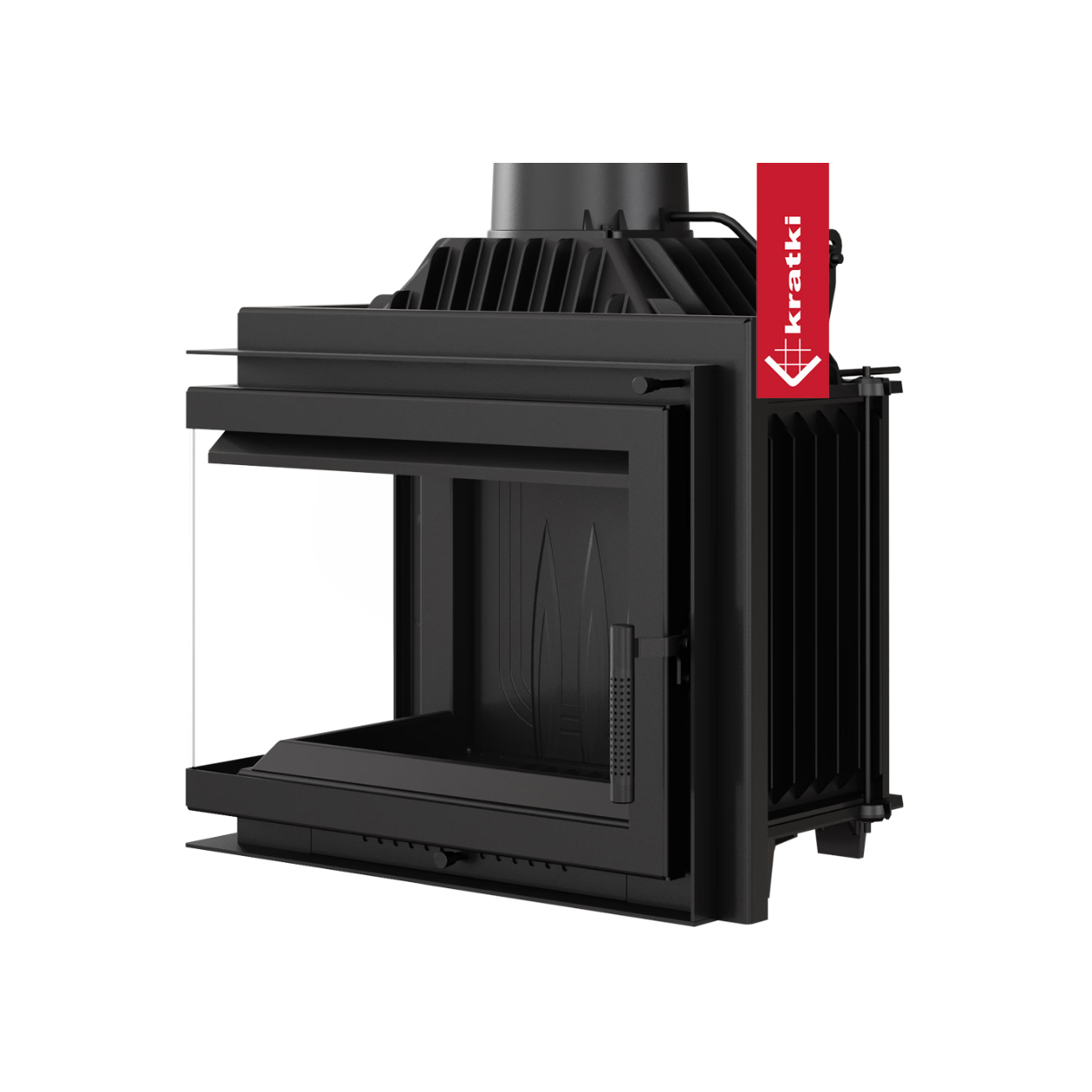 RECUPERADOR LENHA AR CANTO ESQUERDO KRATKI SIMPLE M/S Ø150 8 KW - Image 3
