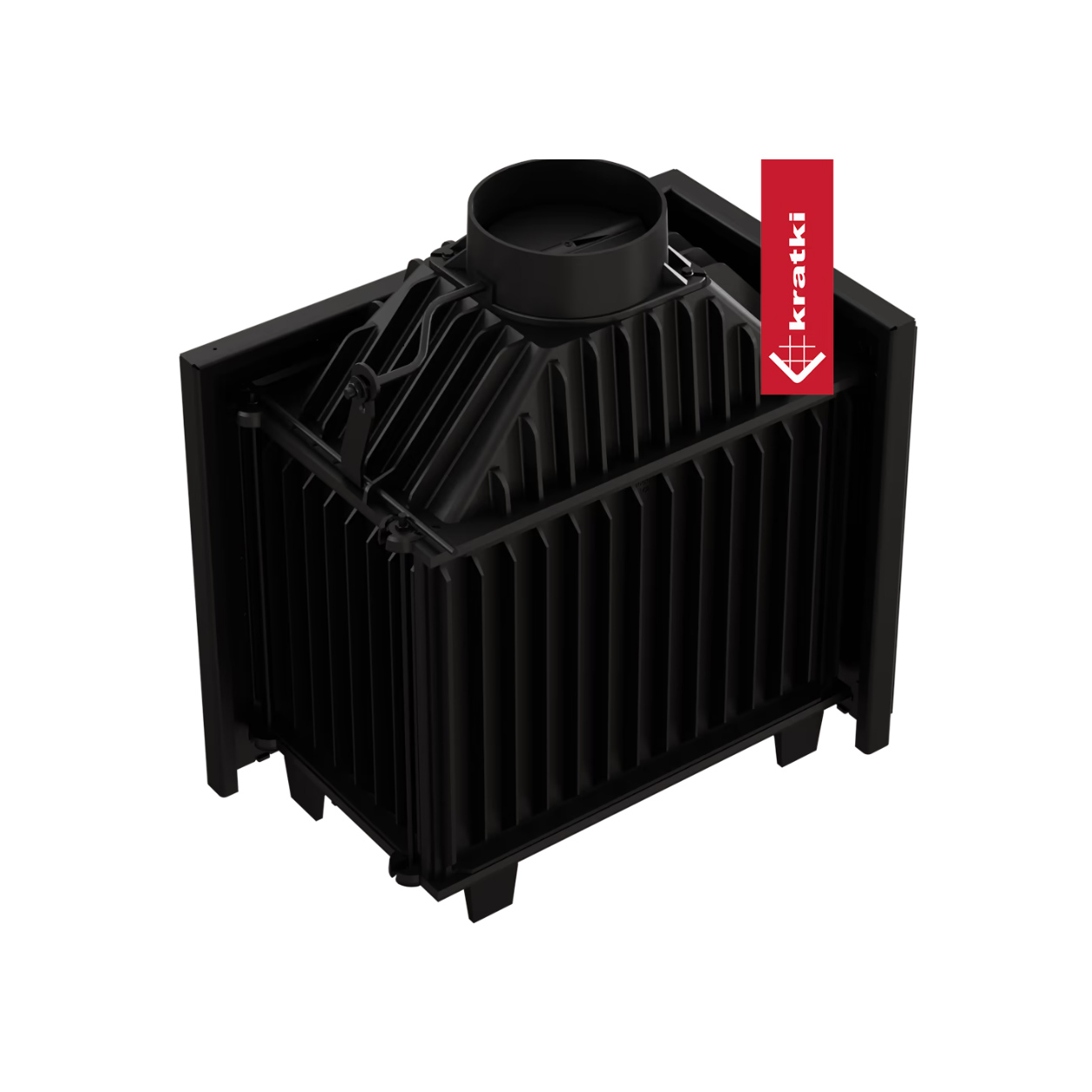 RECUPERADOR LENHA AR CANTO ESQUERDO KRATKI SIMPLE M/S Ø150 8 KW - Image 4