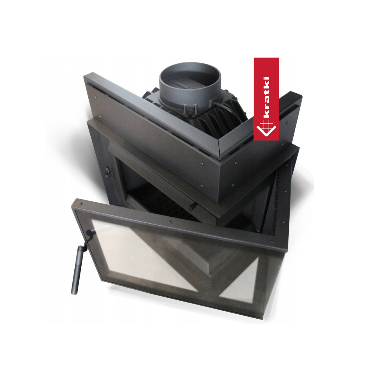 RECUPERADOR LENHA AR CANTO ESQUERDO KRATKI SIMPLE M/S Ø150 8 KW - Image 6